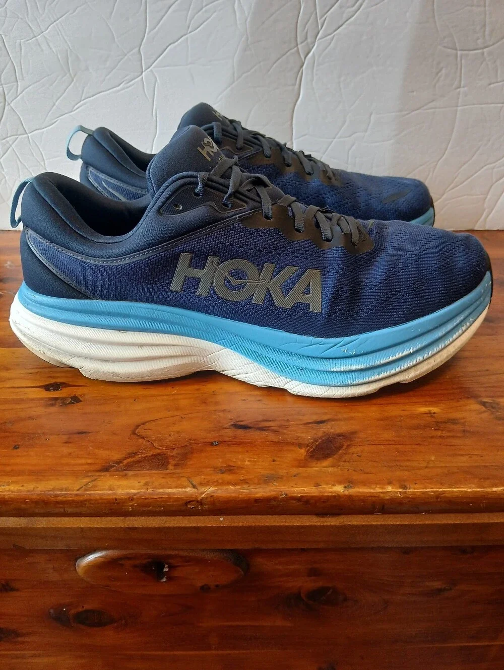 Hoka One One Bondi 8 Runnong Shoes Men's Size 13 2E